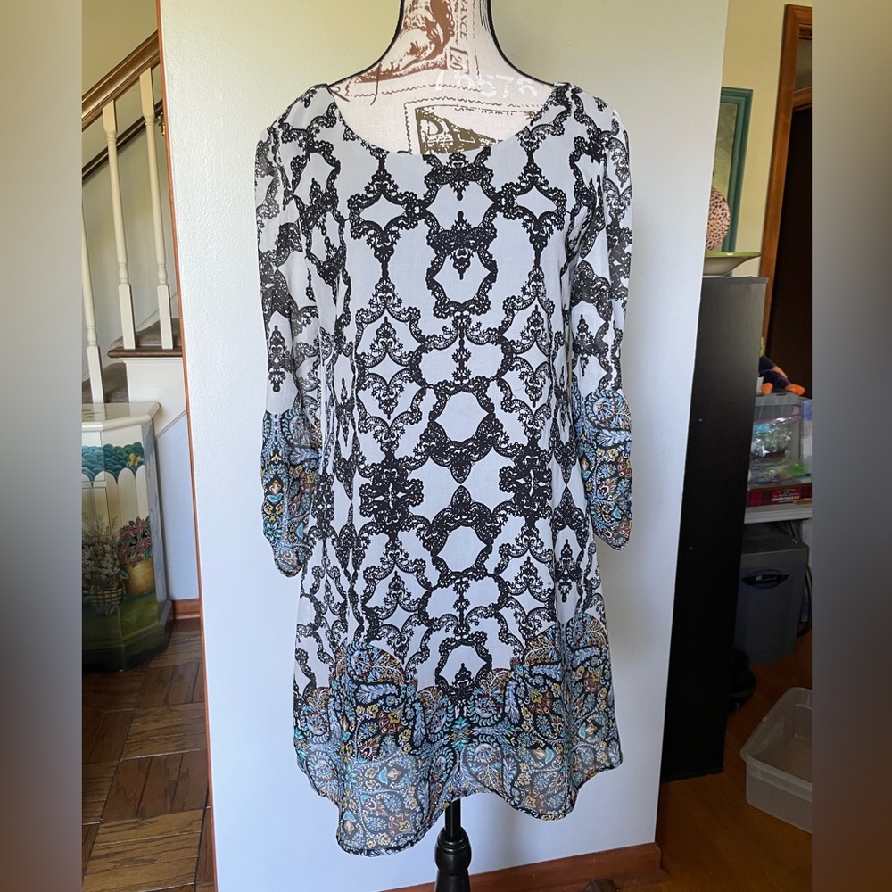 Speechless Print Mini Dress, Size S